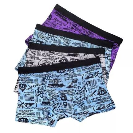 ASJAR Men Breathable Pouch Men Underwear Packs Mesh Boxer Briefs, Dots  Printed
